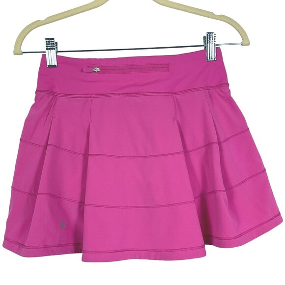 Lululemon Pace Rival Mid-Rise Skirt, Long, Sonic Pink, LW8AADT, size 2 - Picture 6 of 16